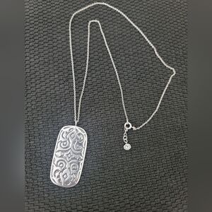 Silpada Sterling Silver Basilica Pendant Necklace